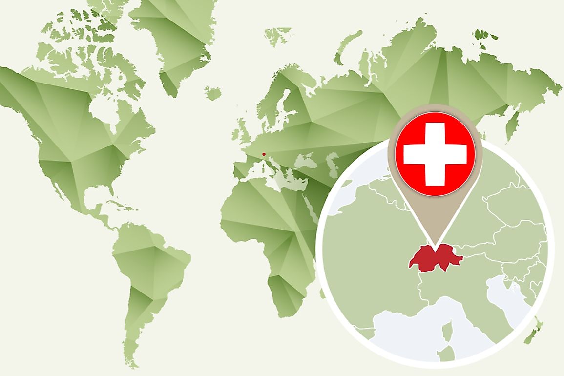 Switzerland is a landlocked country in Europe. 