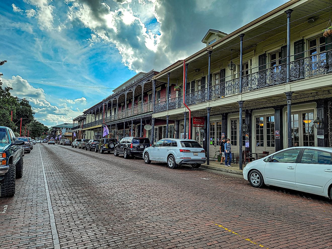 Downtown Natchitoches, Louisiana.