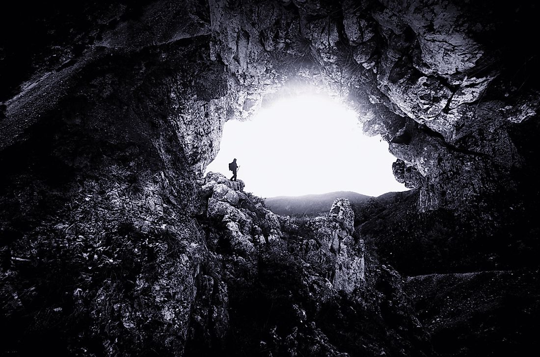 Cave exploration - not for the claustrophobic. 