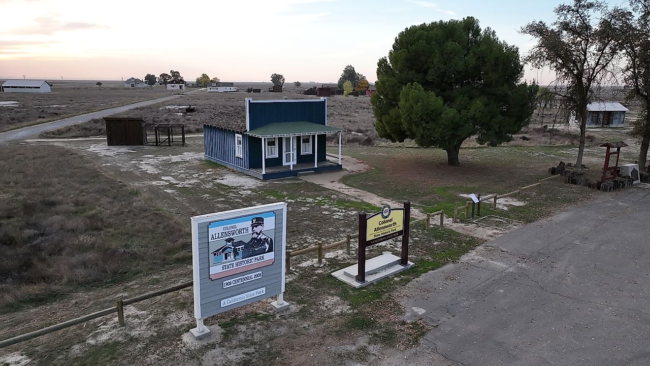 Allensworth State Historic Park in California’s Central Valley. 