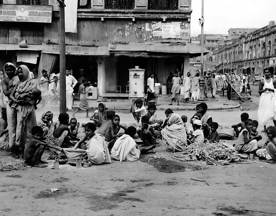The Bengal famine resulted in an estimated 2.1 million deaths.