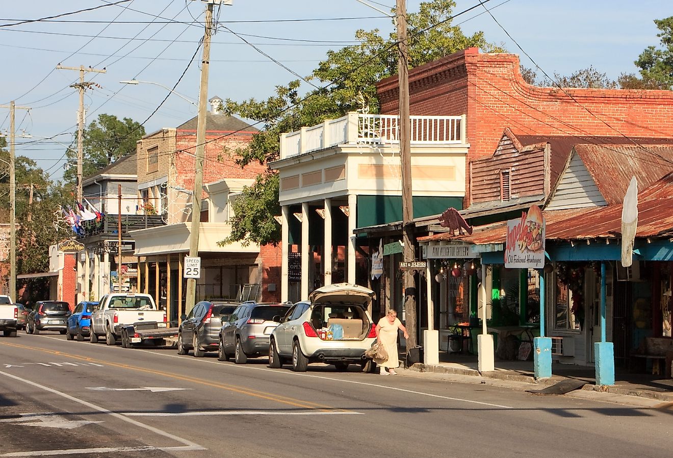 Downtown Breaux Bridge, Louisiana. Image credit danf0505 via Shutterstock