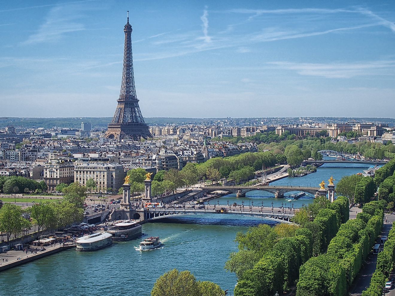 Seine River in Paris.