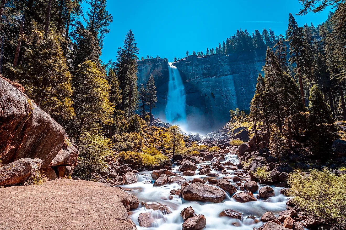 Vernal Falls, Yosemite National Park, California.