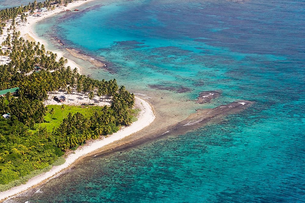 The barrier reef of Belize is the second largest in the world. 