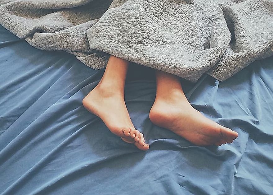 Weighted blankets can help reduce symptoms in people suffering from restless leg syndrome, depression, and insomnia.