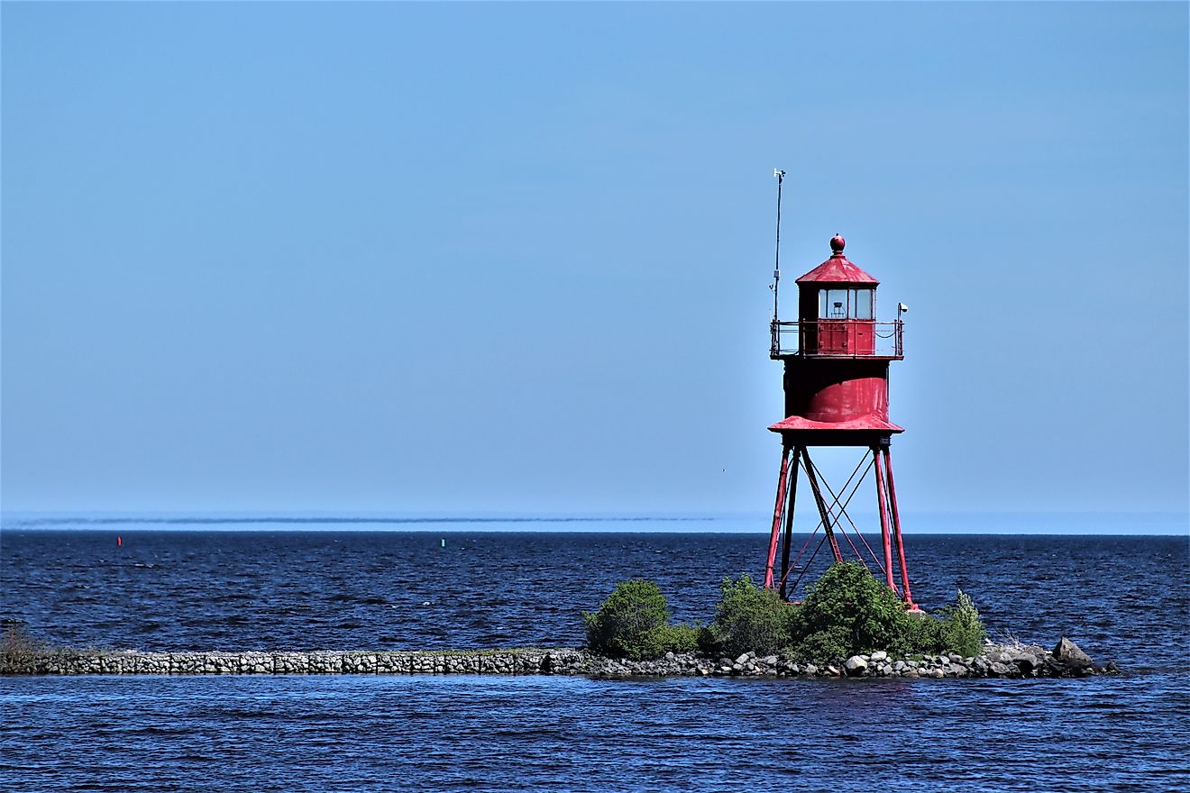 The Alpena Light in Alpena, Michigan.