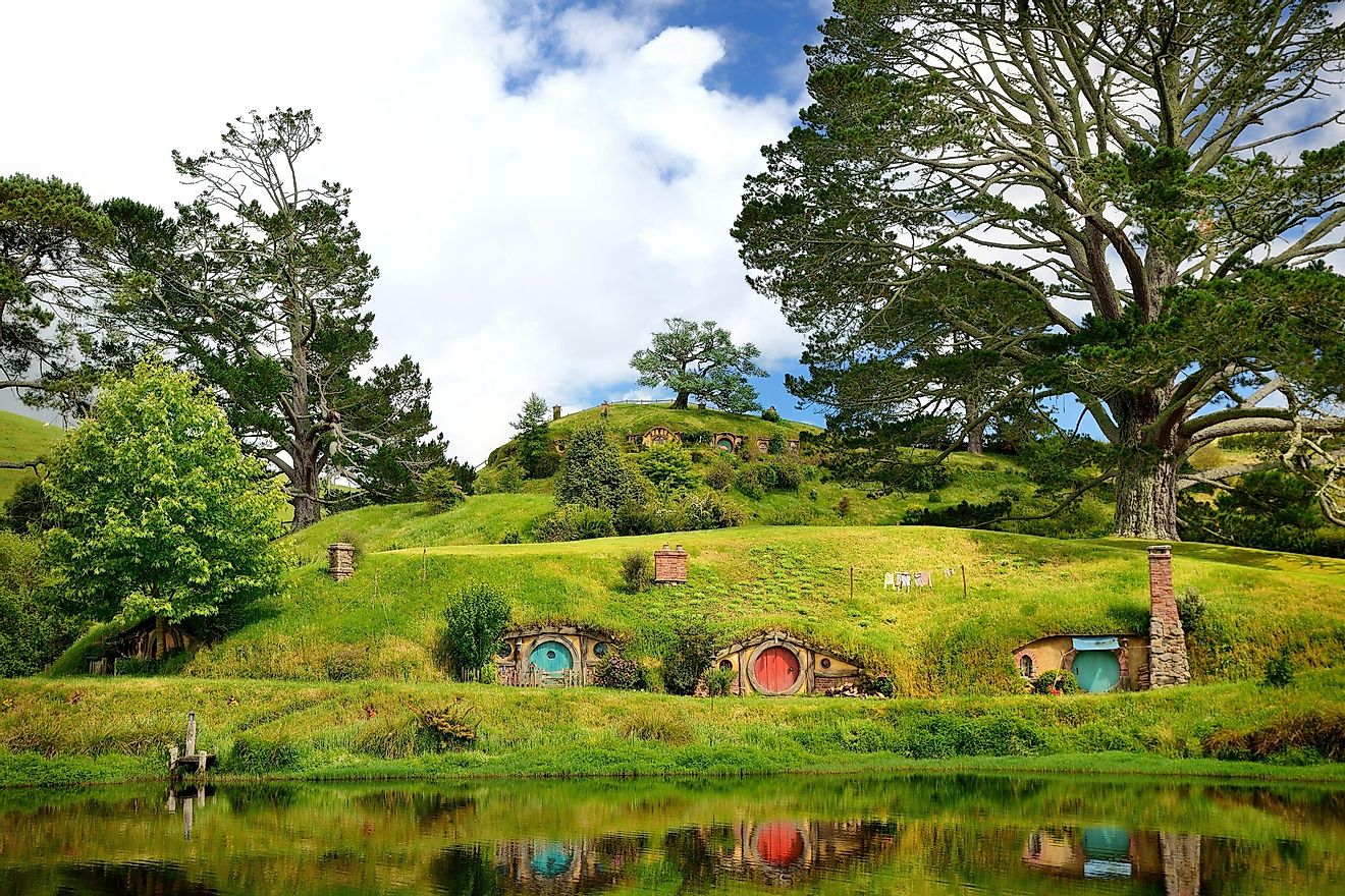 Hobbiton which is located in Middle Earth. 
