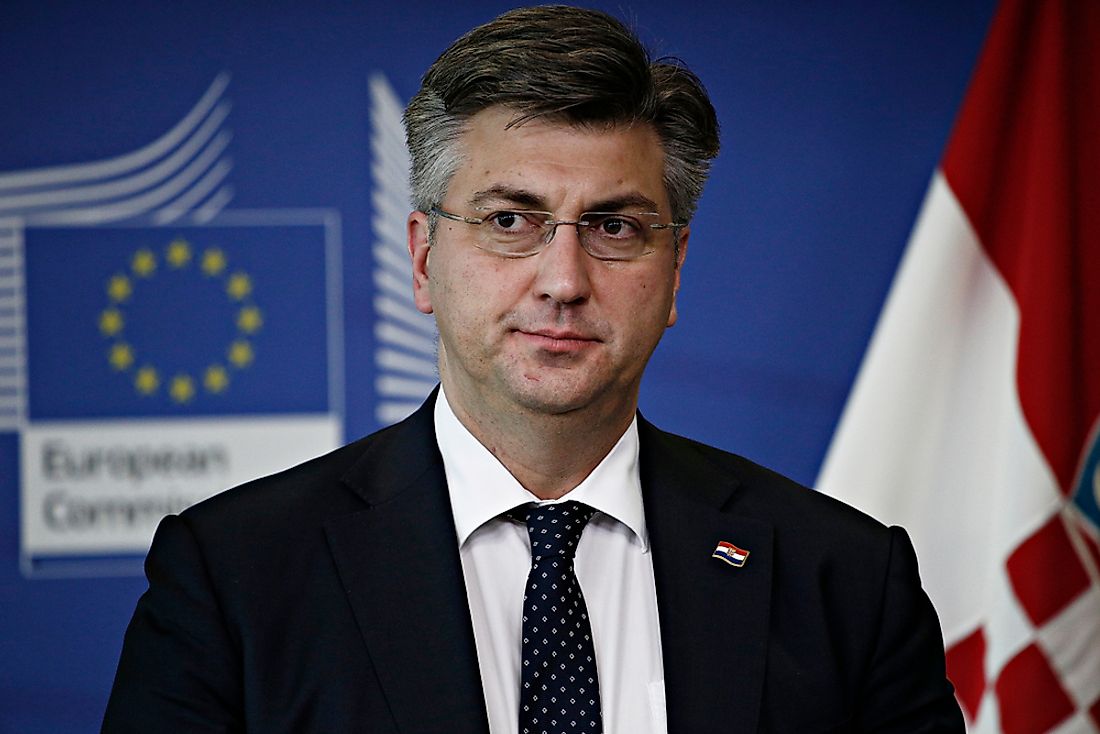 Andrej Plenkovic. Editorial credit: Alexandros Michailidis / Shutterstock.com. 