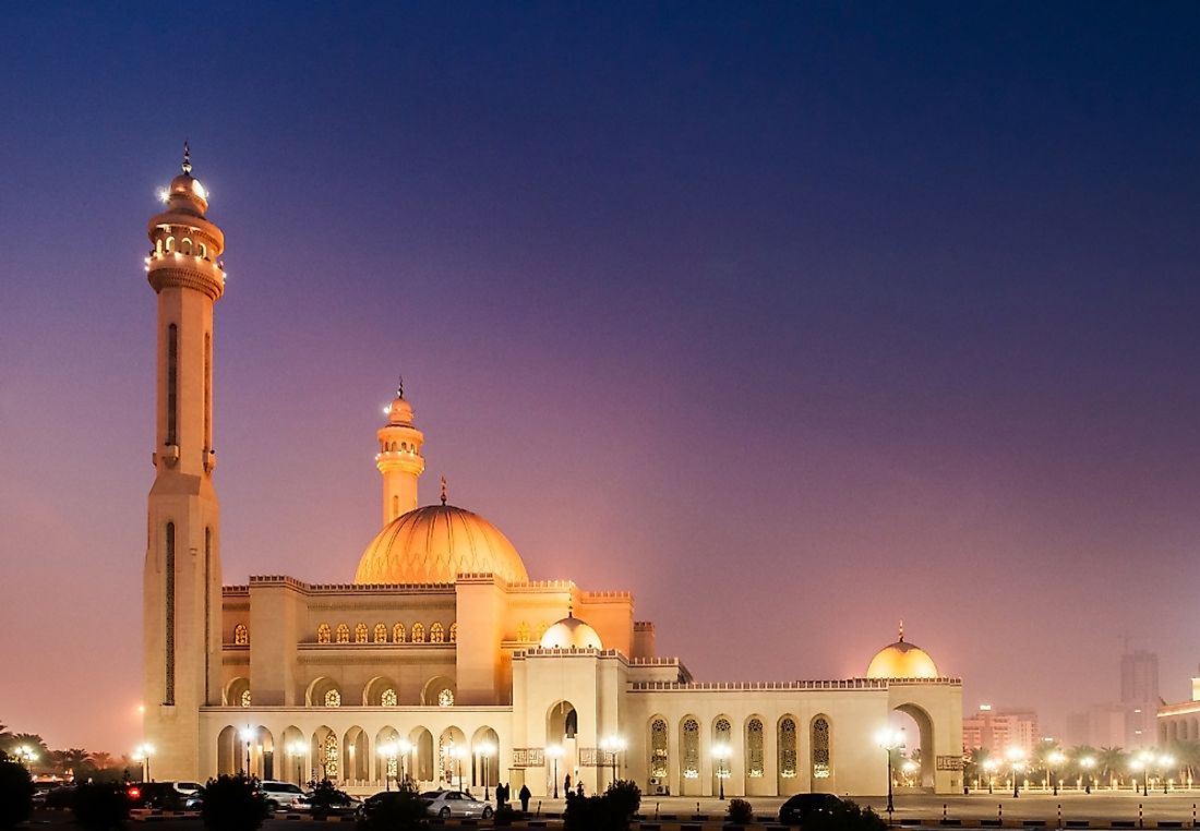 The Al Fateh Grand Mosque in Bahrain. 