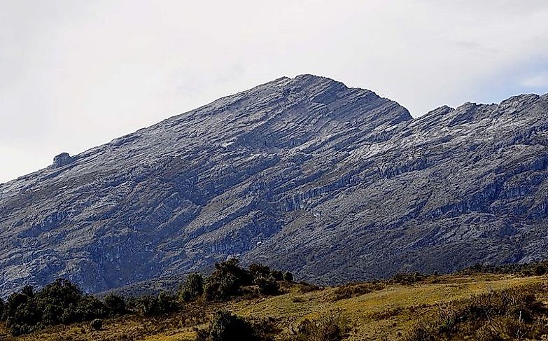 Puncak Mandala, also commonly referred to as Juliana Peak, rising tall and proud in Indonesia on the island of New Guinea.