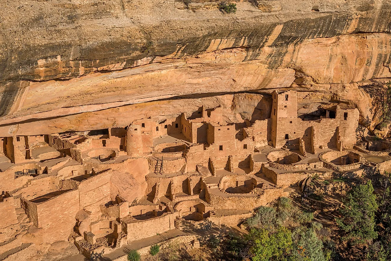 Cliff Palace, the largest cliff dwelling in North America, was built by the Ancestral Puebloans between 1190 and 1260 CE. 