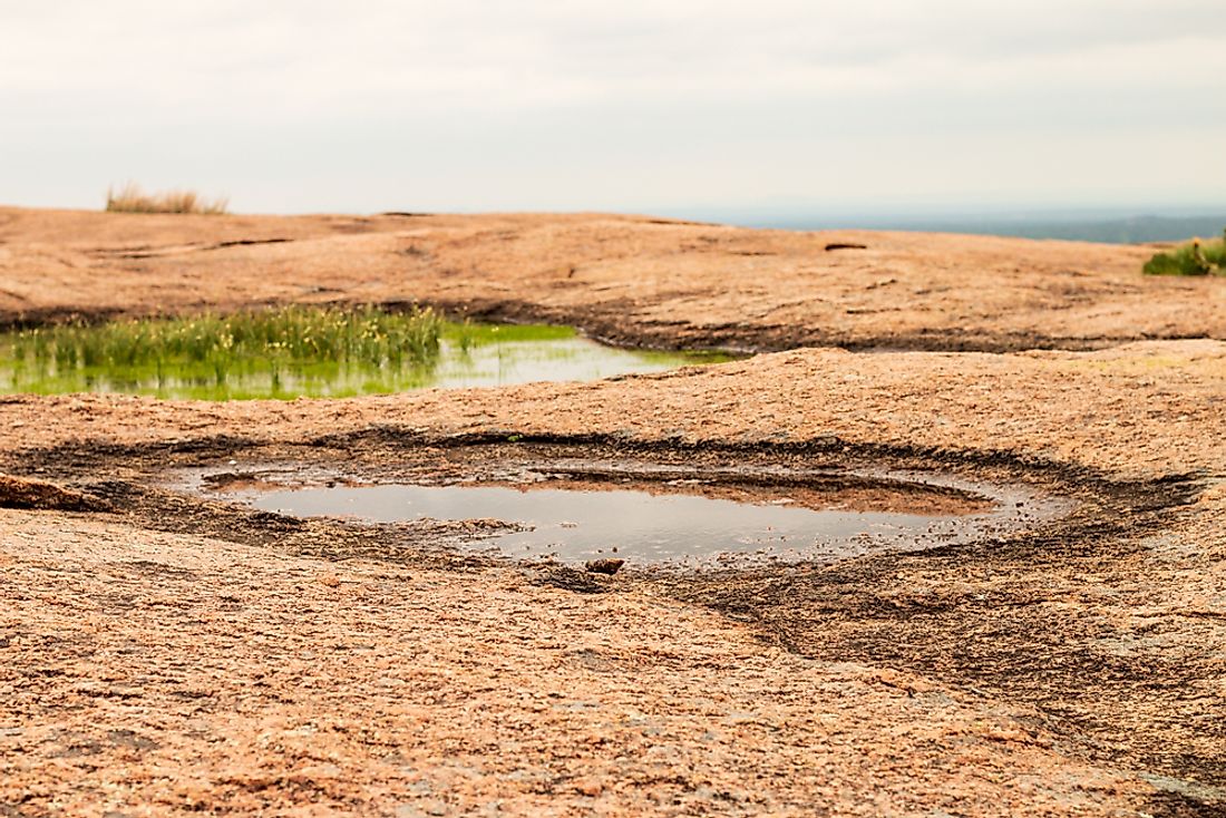 Vernal pools are seasonal pools that provide a unique habitat for wildlife.