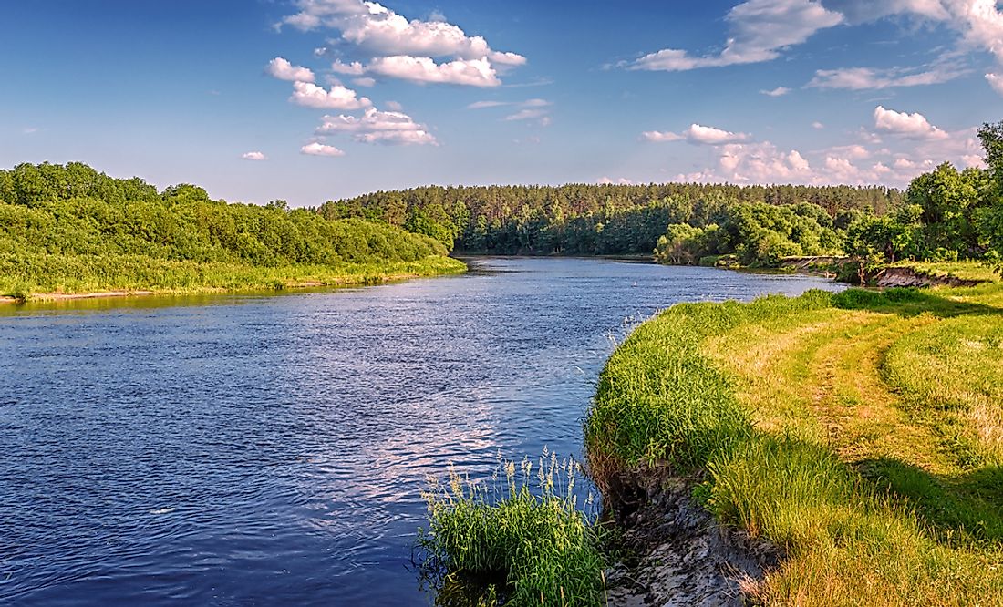 The Berezina River in Belarus. 