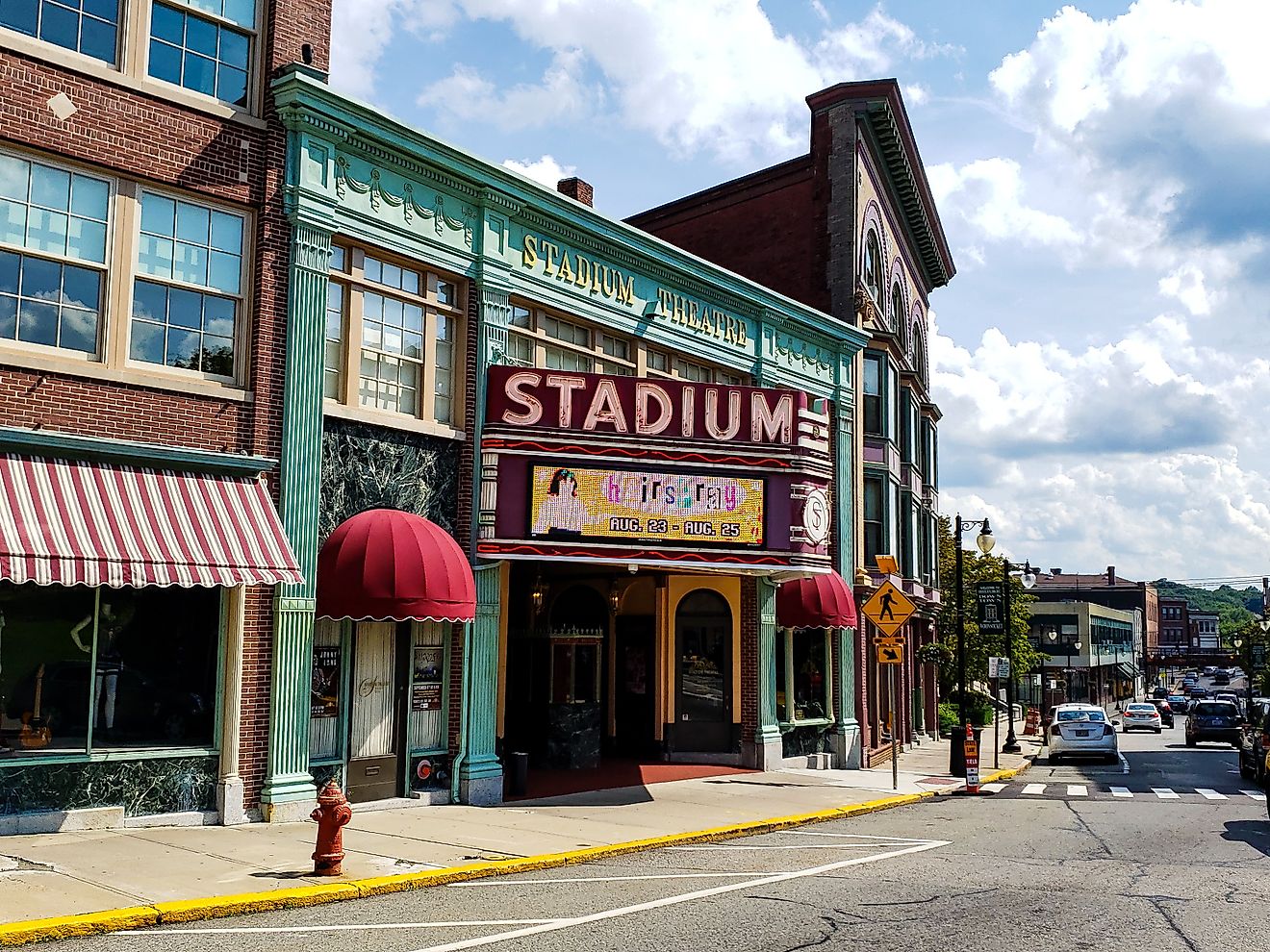 The Stadium Theatre in Woonsocket, Rhode Island. (Editorial credit: Ramon Malave Photography / Shutterstock.com).