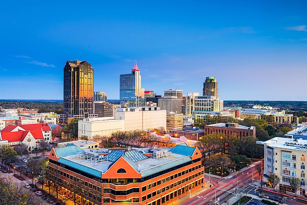 The Largest Cities In North Carolina WorldAtlas