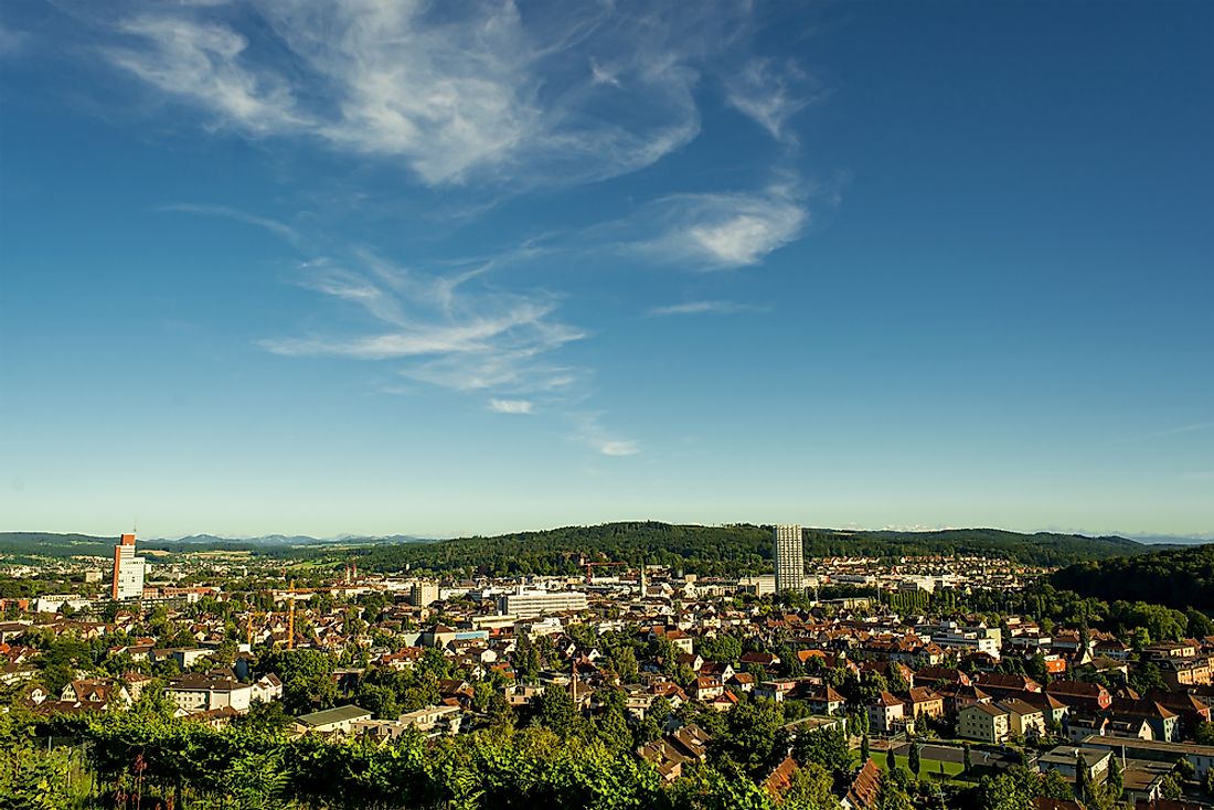 Winterthur, Switzerland, a recipient of the European City of the Trees award. 