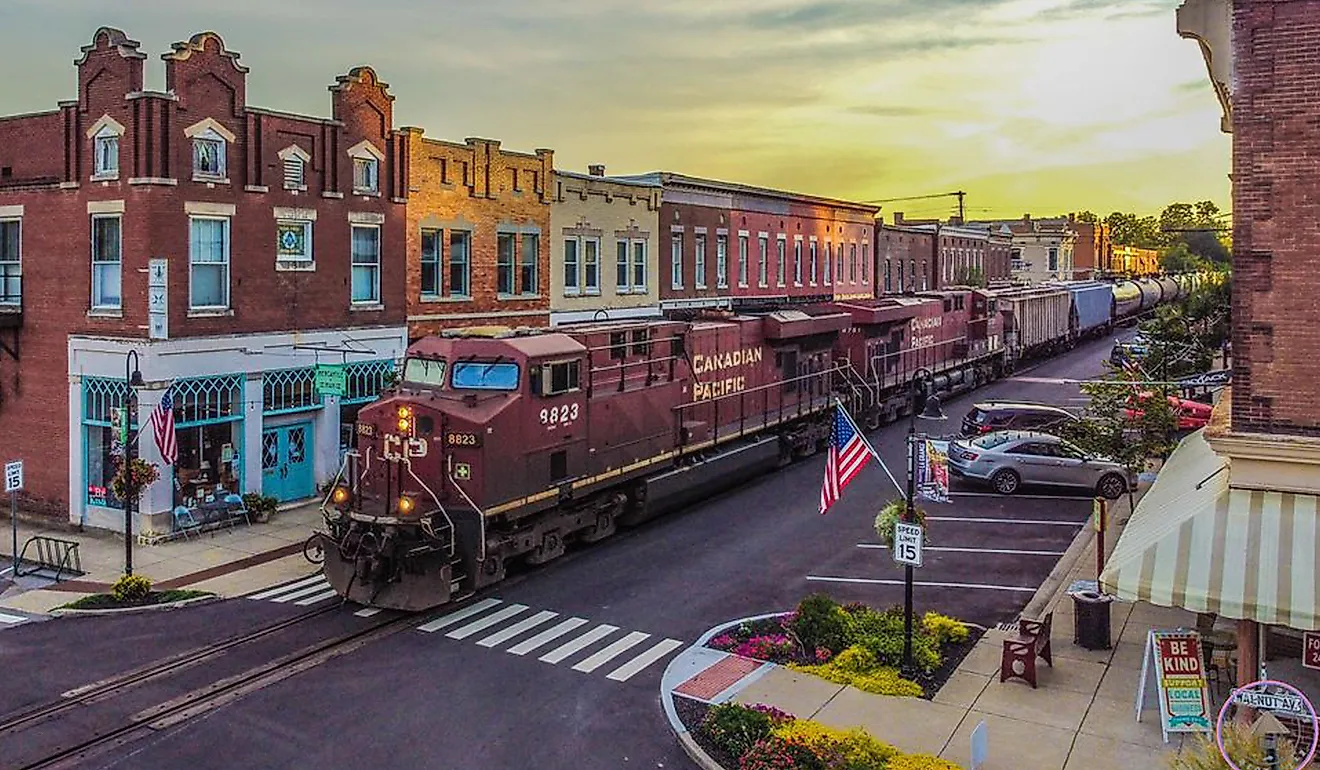 Downtown La Grange in Kentucky