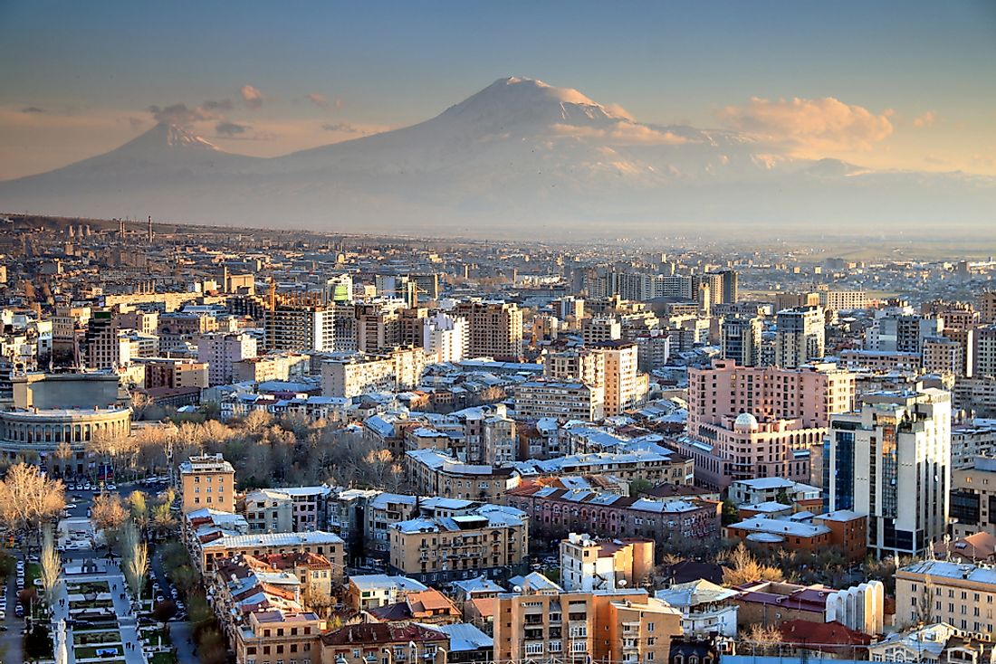 Yerevan, the capital of Armenia. 