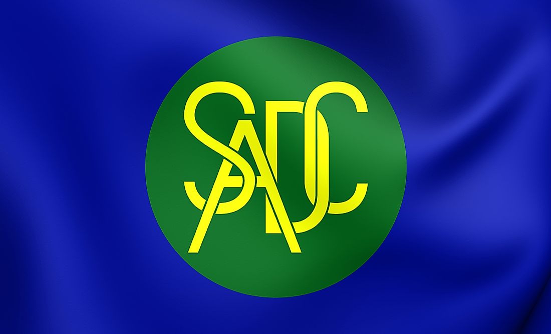 A flag of the Southern African Development Community. 