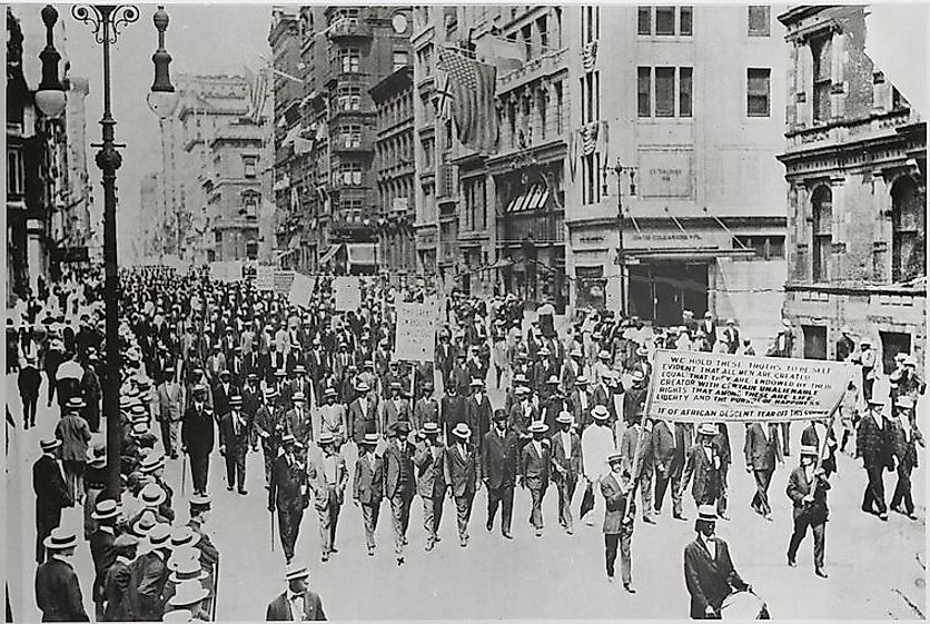 The Silent Parade of 1917. Source: the New York Public Library Digital Collections. 