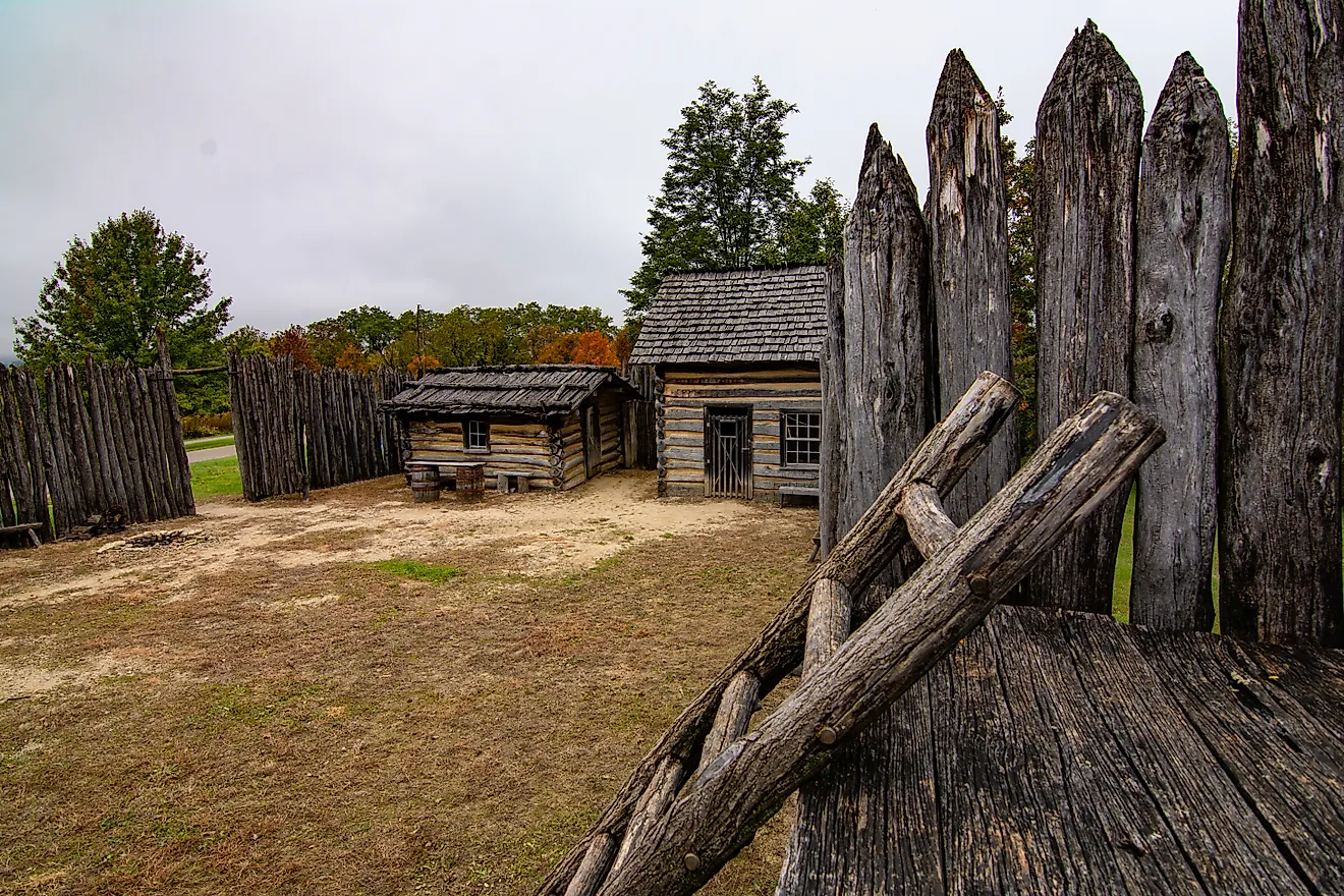 Apple River Fort in Illinois.