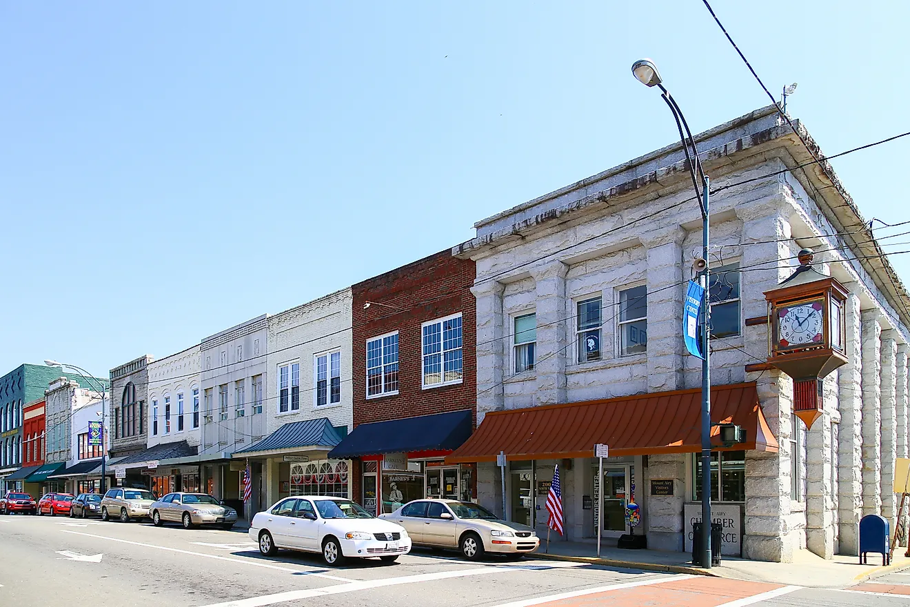 Main street Mount Airy, North Carolina