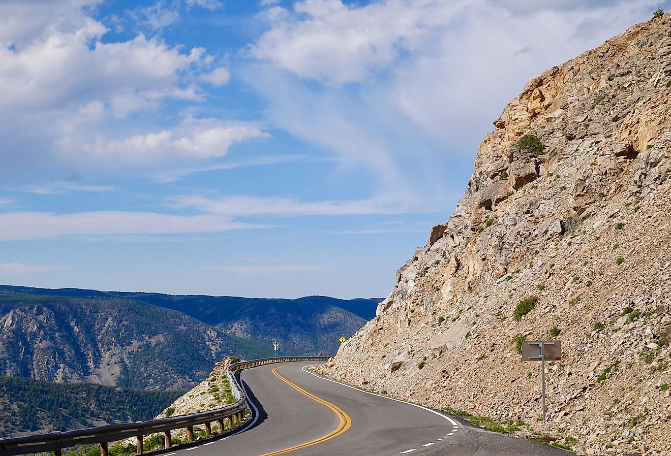 Beartooth Highway, section of U.S route 212 between Montana and Wyoming.
