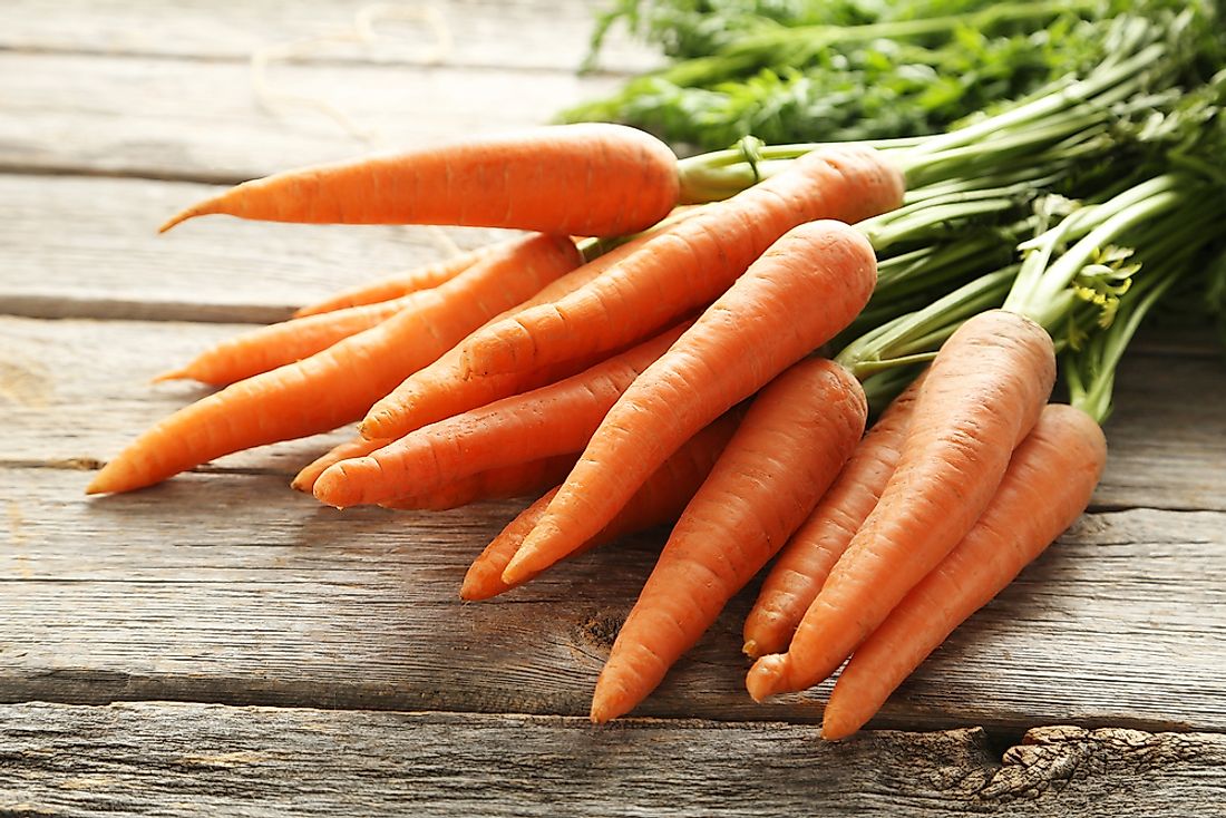 China produces the most carrots out of any country on Earth. 