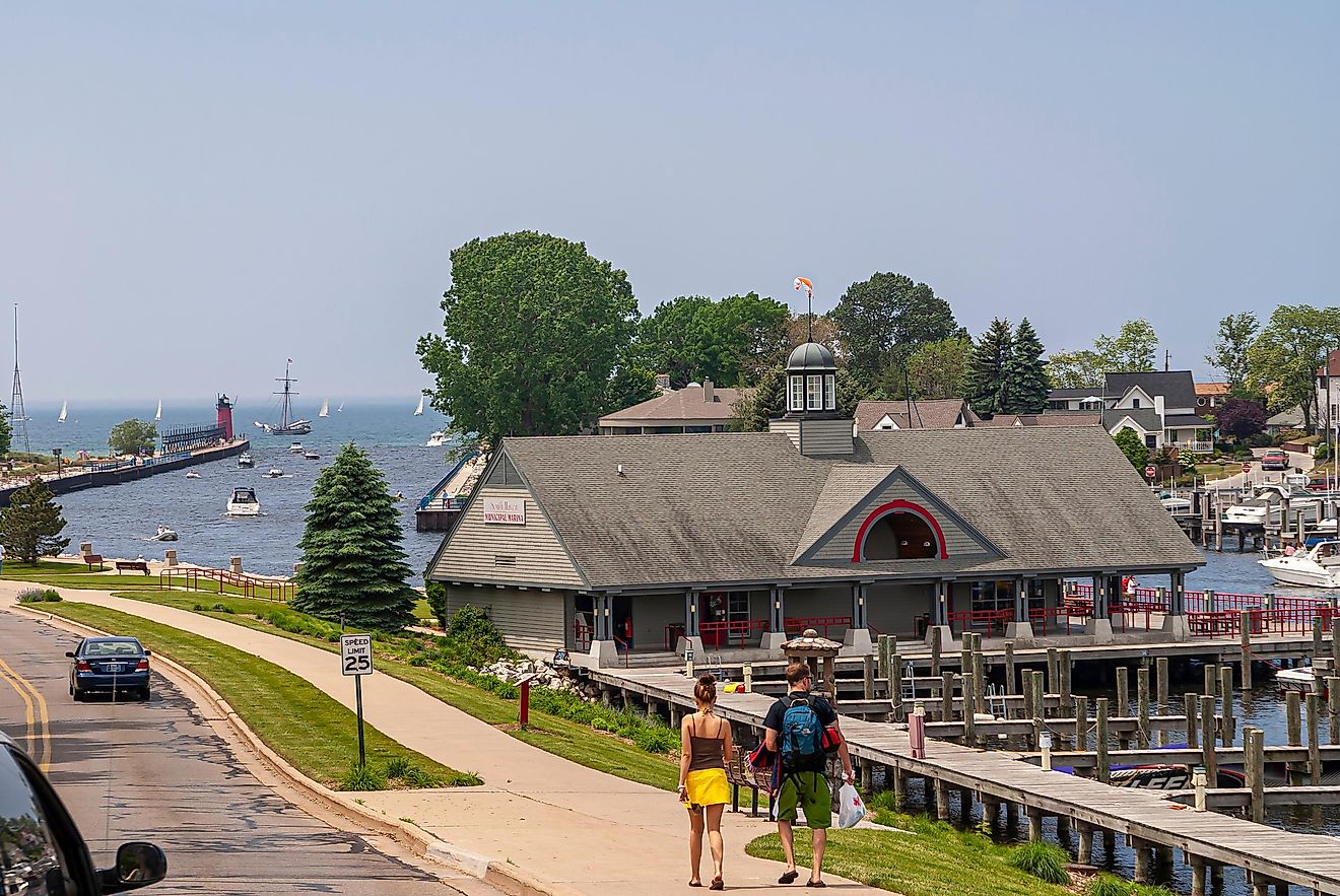 South Haven, Michigan. Editorial credit: Claudine Van Massenhove / Shutterstock.com.