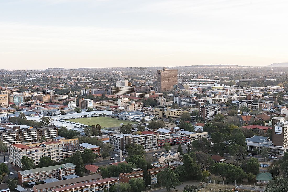 Bloemfontein, South Africa. 