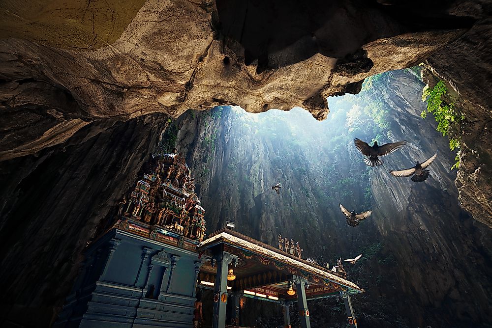 The Batu Caves, Malaysia.