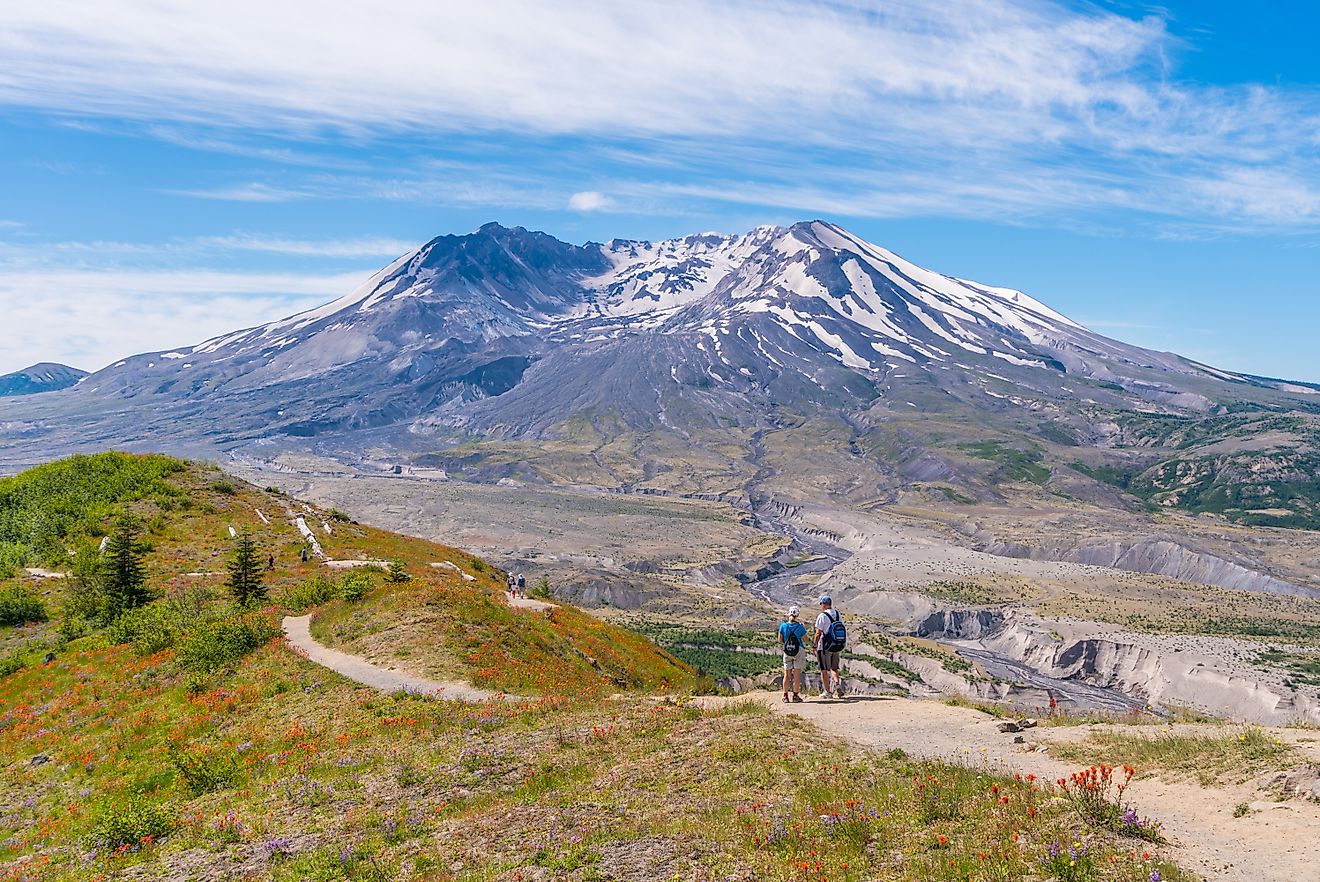 Mount St Helens National Park, Washington.