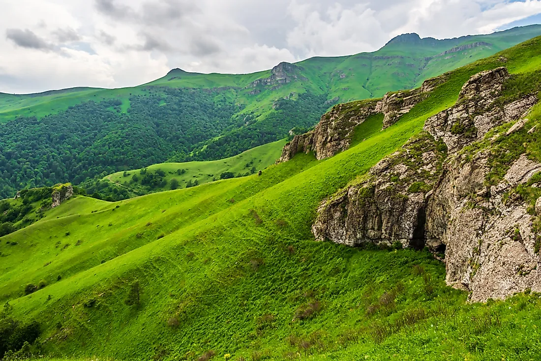 A lake in Dilijan National Park. 