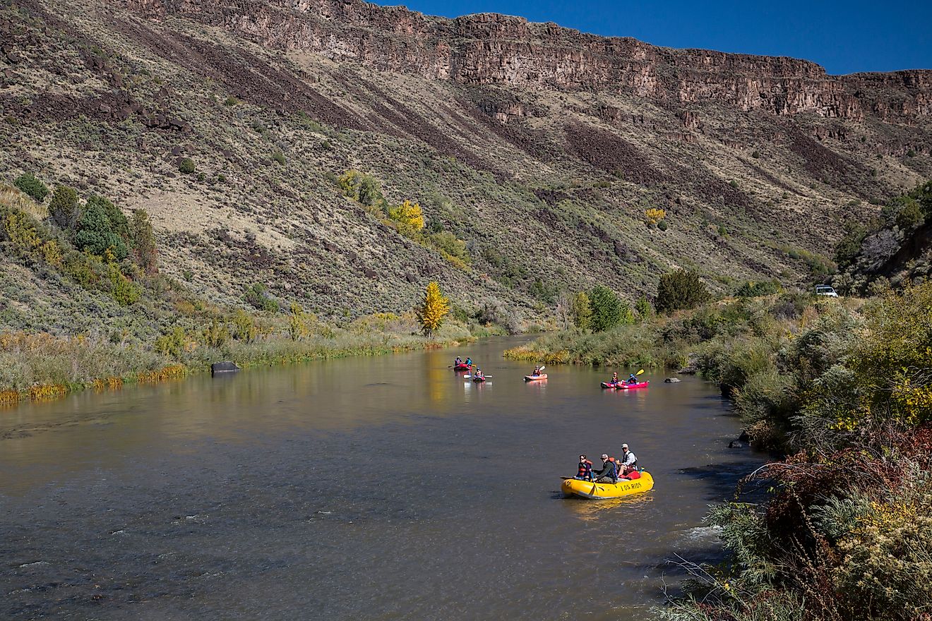The Rio Grande as it passes through New Mexico.