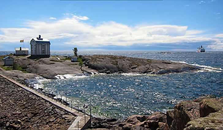 Fasta Åland, the largest sea island in Finland. 