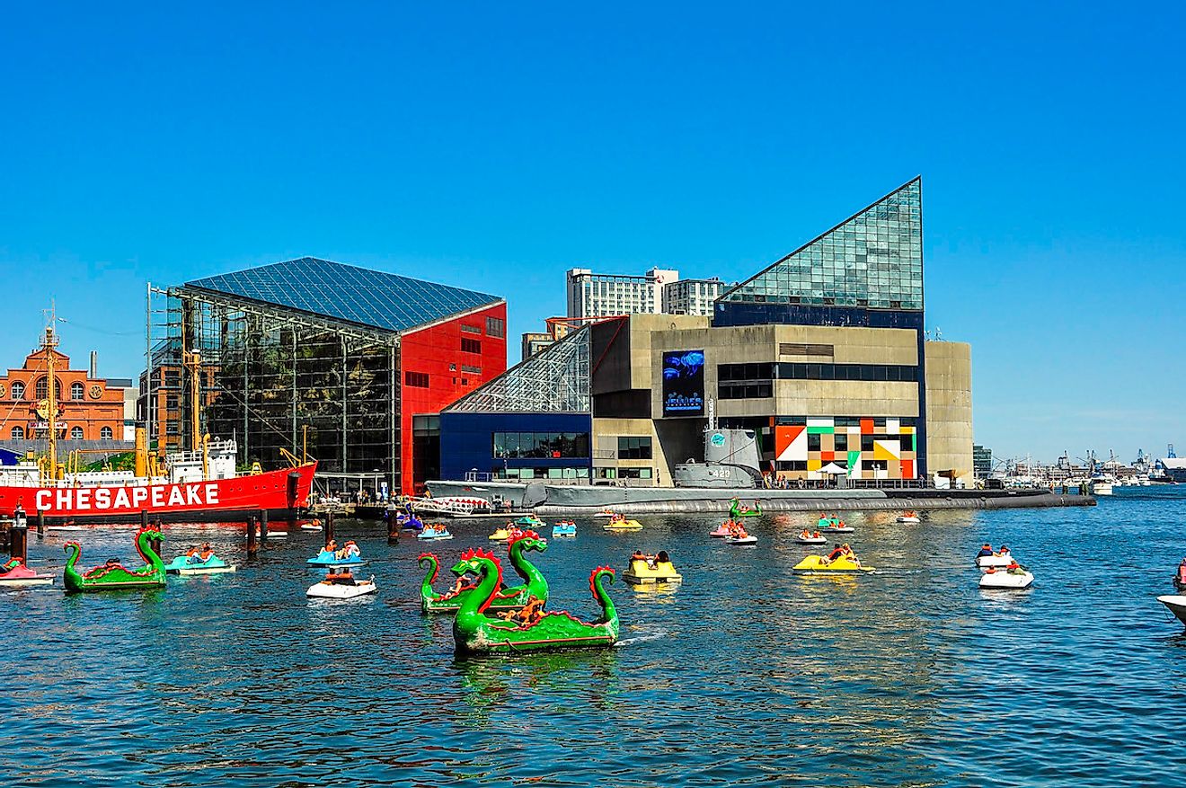 National Aquarium, Baltimore, Maryland. Image credit: Goodfreephotos.com