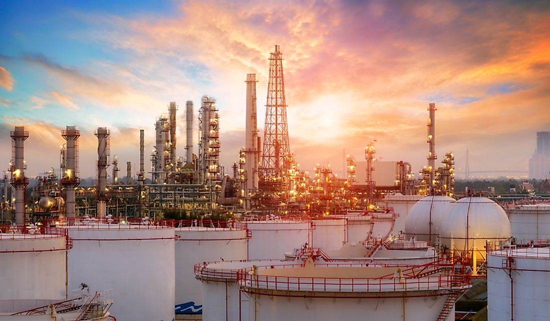 Petrochemical plant in Saudi Arabia.