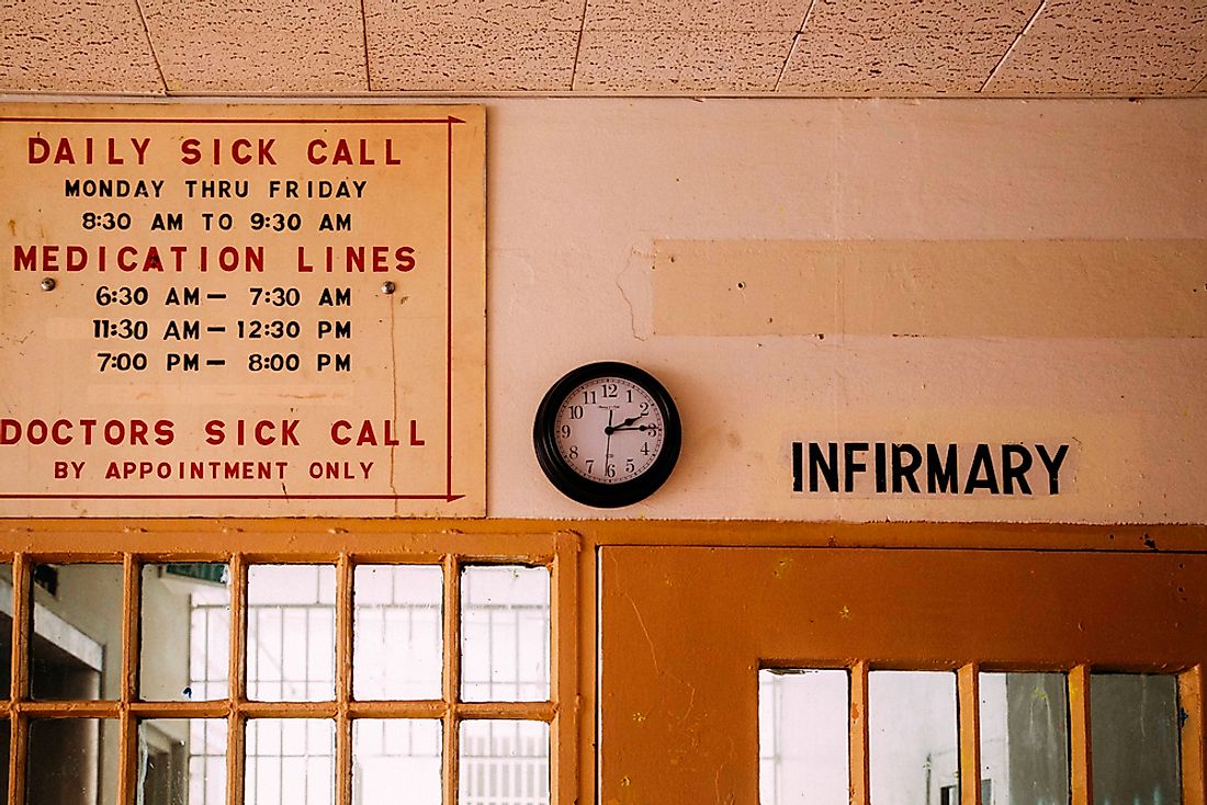 Photographs show the inside of the New Mexico State Prison, where one of the worst prison riots in United States history occurred. 