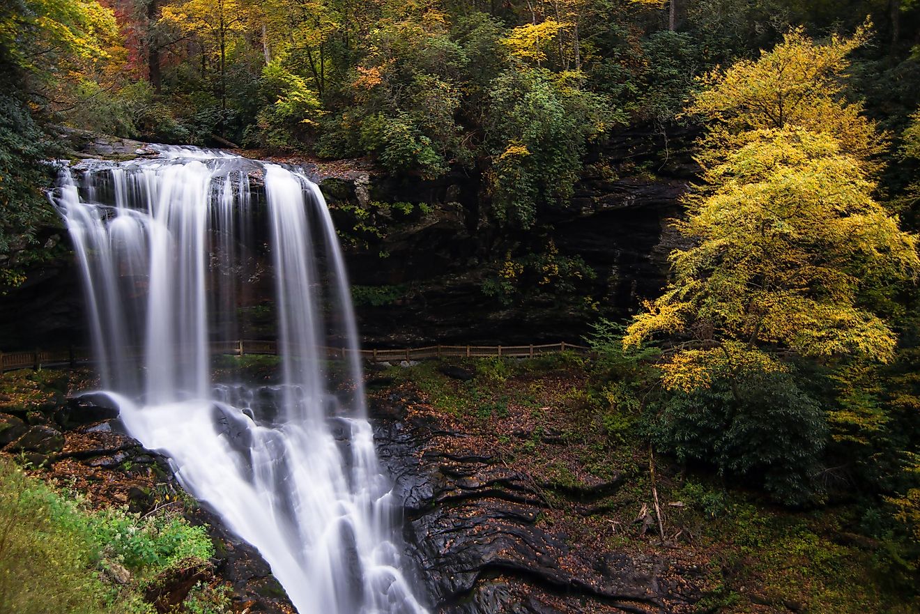 Dry Falls at Highlands, North Carolina.