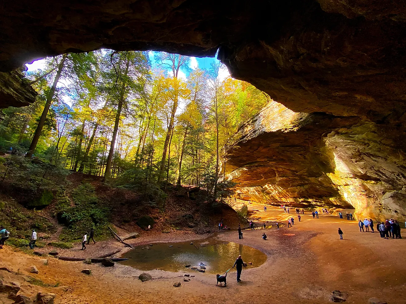 Ash Cave in the Hocking Hills, Ohio