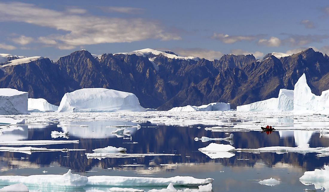 Iceberg Bay in Northeast Greenland National Park.