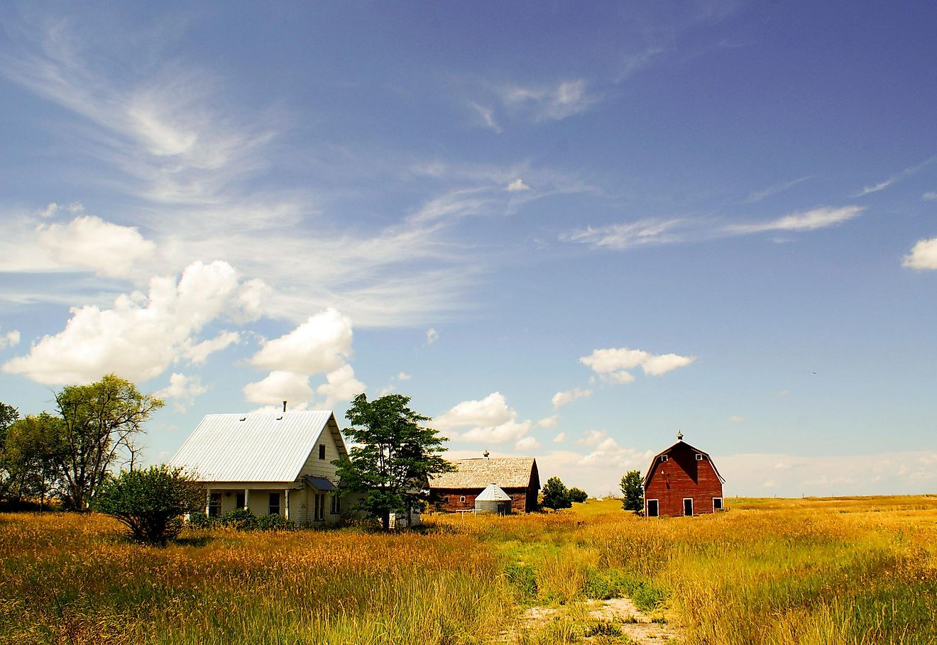 The quaint town of Red Cloud, Nebraska.