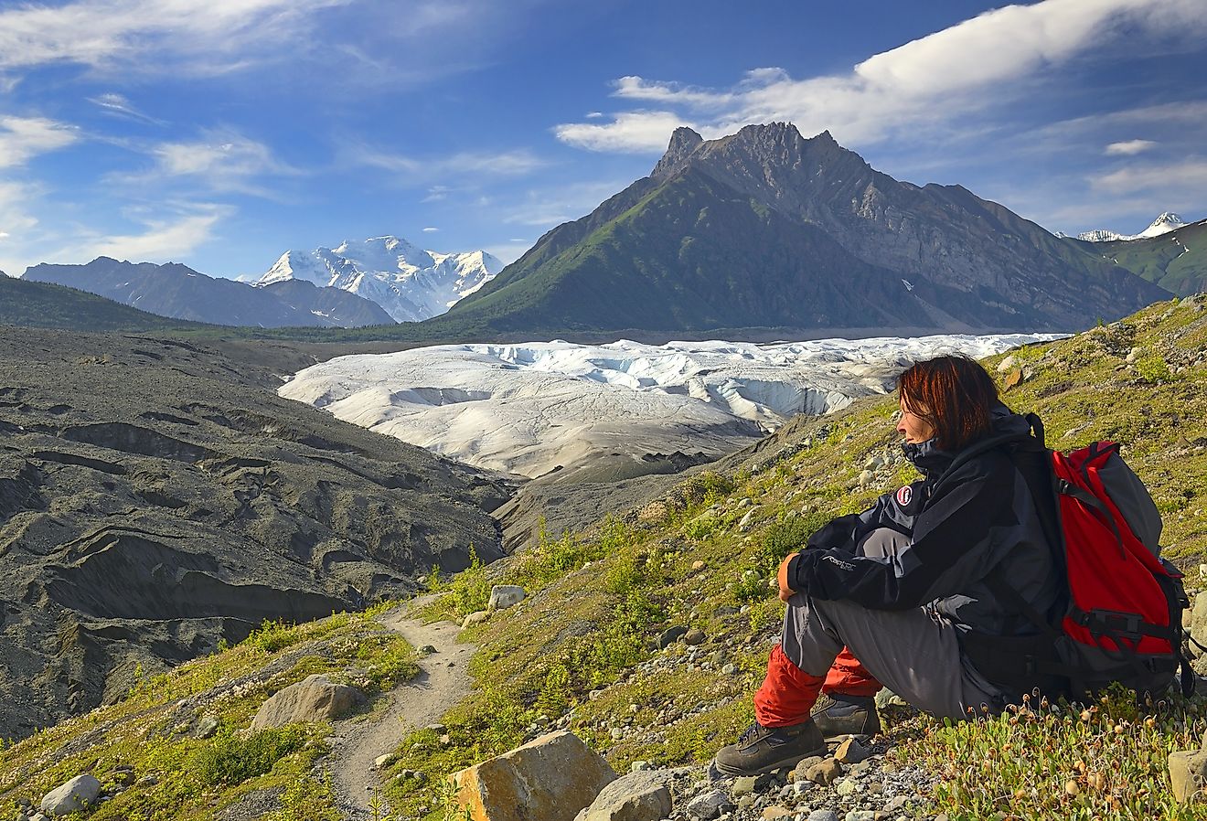 Root Glacier Trail, Wrangell-St.Elias Elias National Park, Alaska. Image credit Pecold via Shutterstock