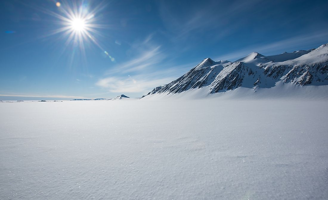 Lake Vostok residing about 4,000 m below the Antarctic surface.