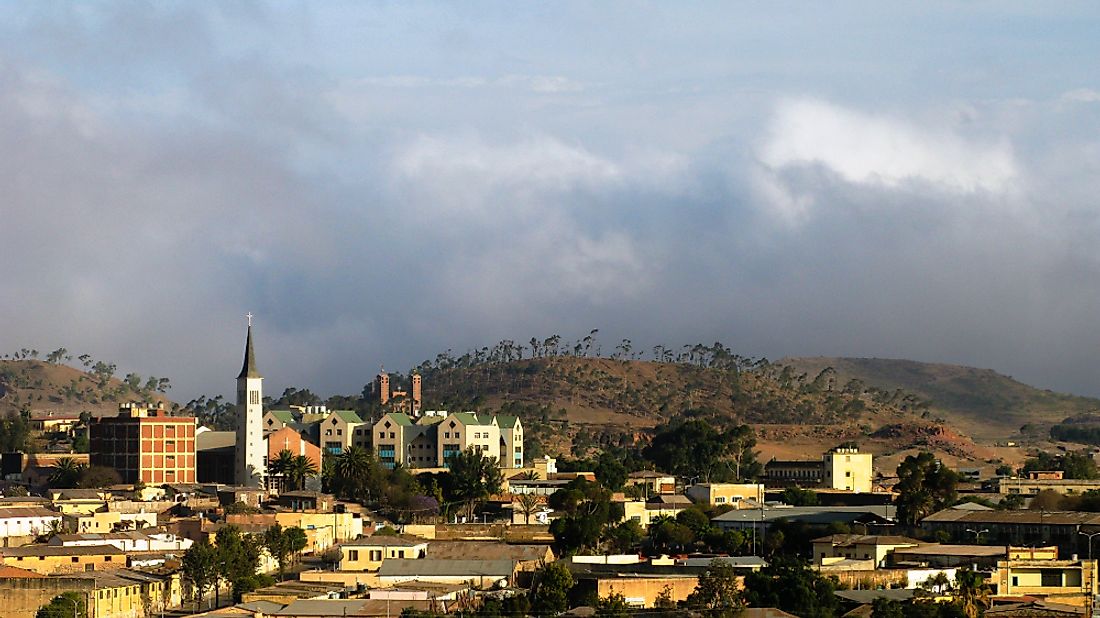Asmara, the capital and economic pulse of Eritrea. 