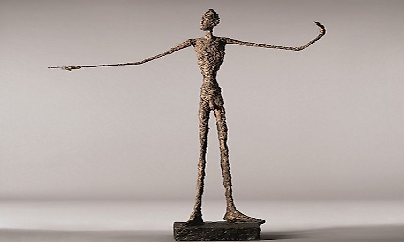 The ​L'Homme au doigt​, the most expensive sculpture ever sold.