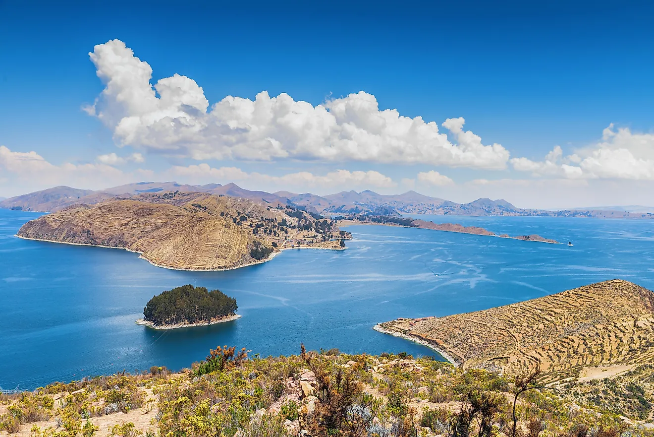 Isla del Sol, Titicaca Lake, Comunidad Challa, Bolivia. Credit: insideout78/Shutterstock.com+