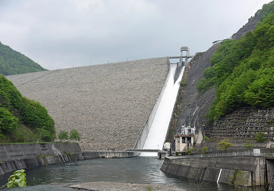 The Naramata Dam in Japan. 