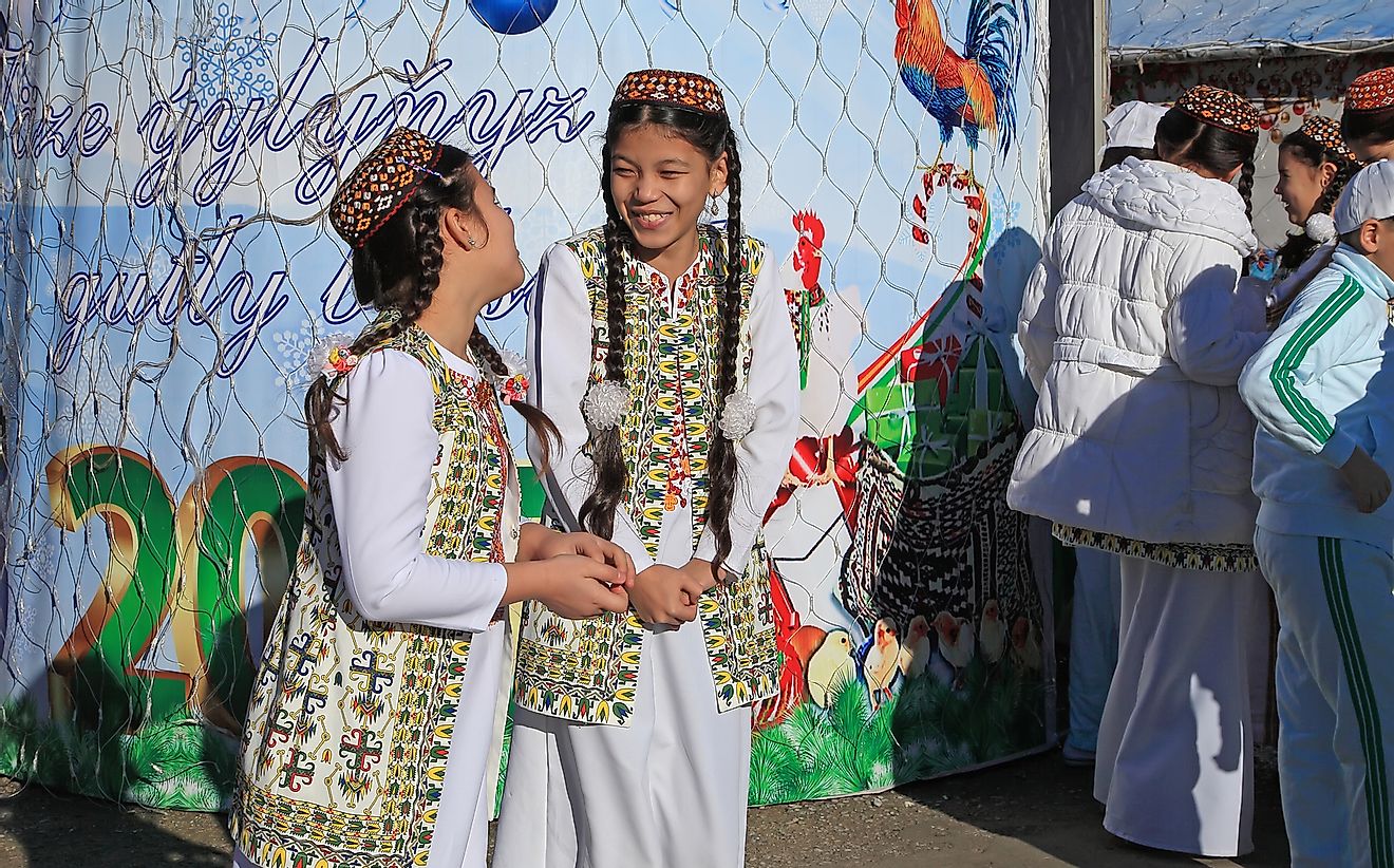 Celebrations in Turkmenistan are allowed, but for years certain types of festive activities were not. velirina / Shutterstock.com.